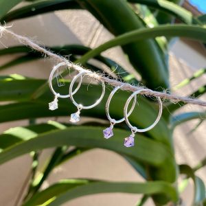 Swarovski Hoops